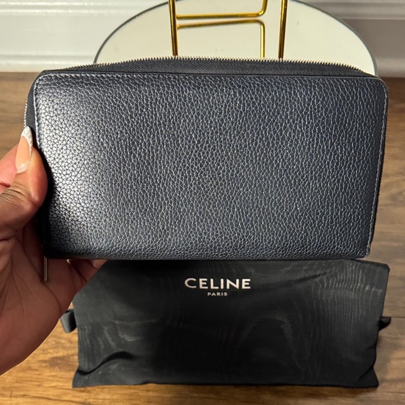 Celine Midnight Black Zip Wallet - Picture 12 of 12
